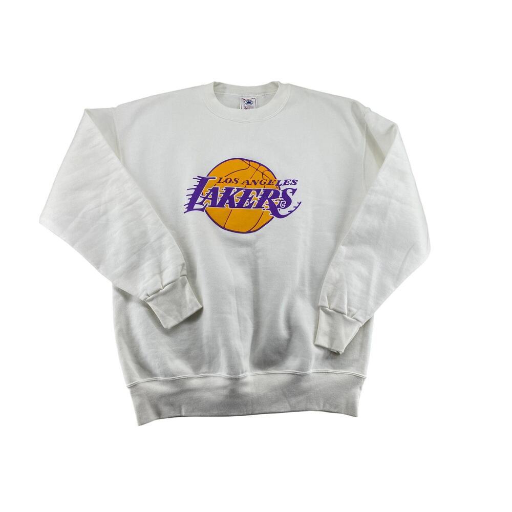 Vintage Los Angeles Lakers Crewneck Sweatshirt Made in USA XL
